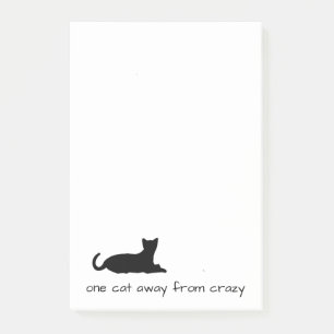Notes de post-it de chat