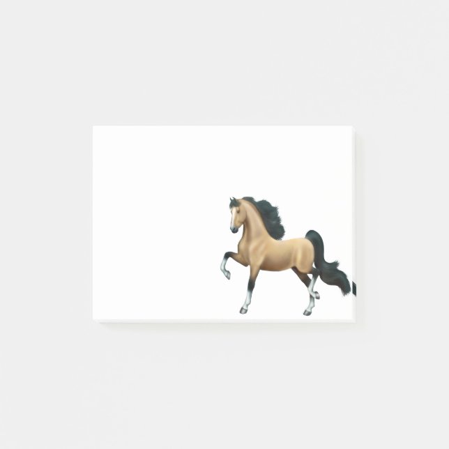 Notes de post-it de cheval de Saddlebred Gaited (Devant)