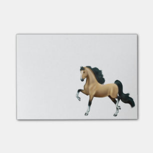 Notes de post-it de cheval de Saddlebred Gaited