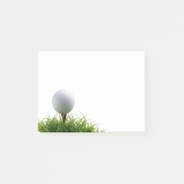 Notes de post-it de golf (Devant)