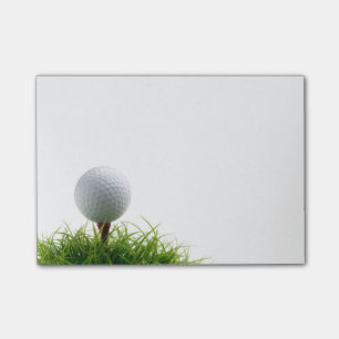 Notes de post-it de golf