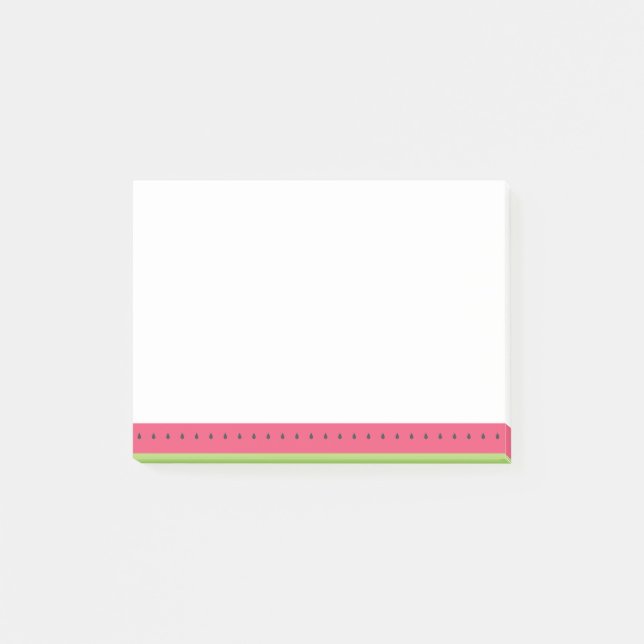 Notes de post-it de pastèque d'été (Devant)