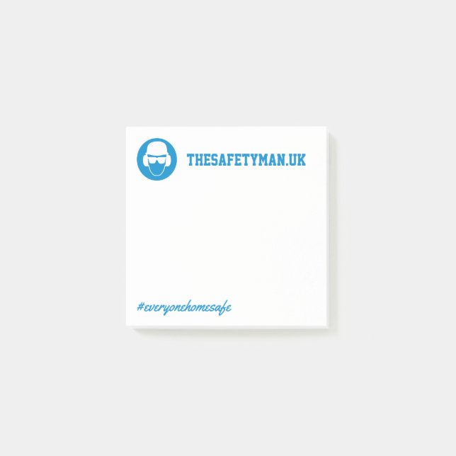 Notes de post-it de sécurité (Devant)