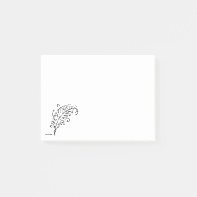 Notes de post-it de stylo de cannette (Devant)