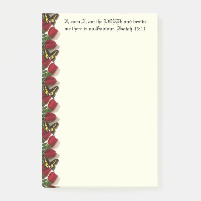 Notes de post-it d'écriture sainte (Devant)