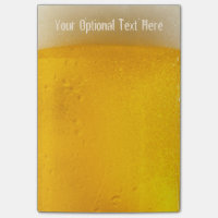 Notes de post-it faites sur commande de BIÈRE