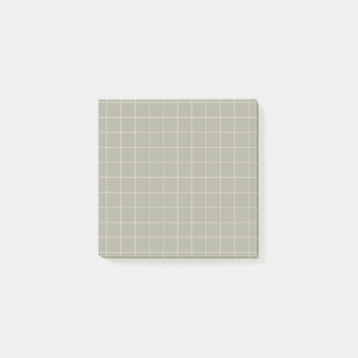 Notes de post-it minimalistes de grille dans les t
