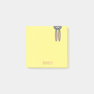 Notes de post-it personnalisées mignonnes de lapi