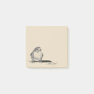 Notes de post-it pour les oiseaux de Chubby