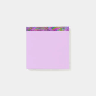 Notes de post-it pourpres