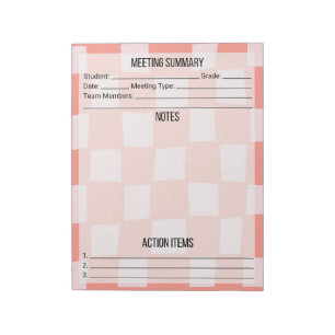 Notes de réunion/Sommaire du Bloc-notes - Vérifica