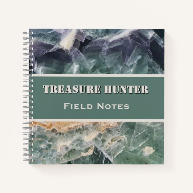 Notes de terrain de chasseur de trésor Journal Roc (Devant)