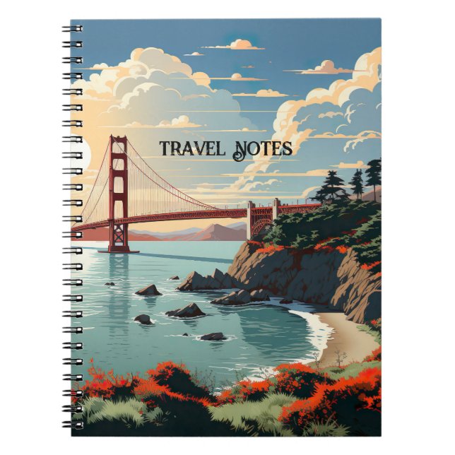 Notes de voyage Journal San Francisco (Devant)
