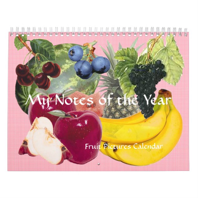 Notes du calendrier des fruits de l'année (Protection)