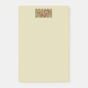 notes du dragon post-it