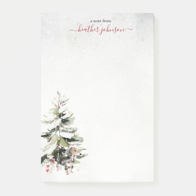 Notes Hearthlight Winter Cozy Chien Post-It (Devant)