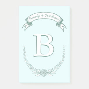 Notes Mongram Post-it® personnalisées