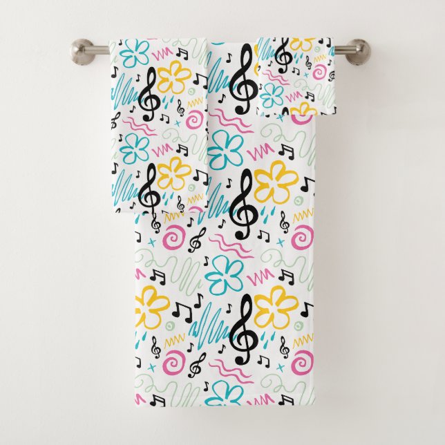Notes musicales Clef Treble 90s Style Musician Gif (En situation)