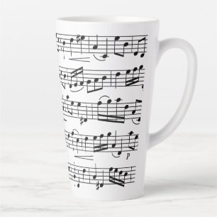 Notes musicales de feuille Giant Coffee Mug