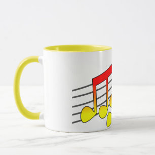 Notes musicales Mug en céramique