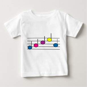 Notes musicales T-shirt enfant