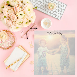 Notes personnalisées Bloc-notes photo famille comp