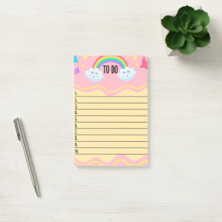 Notes post-it à faire : rester organisé