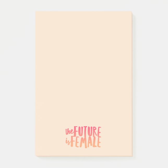 Notes Post-It Avenir est Féminin (Devant)
