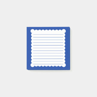 Notes post-it® bleu foncé