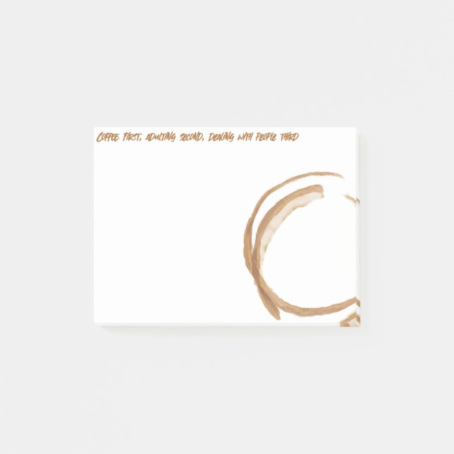 Notes post-it® café-to-do (Devant)