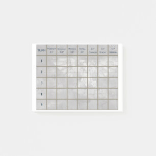 Notes Post-it® de 40 K Game Tracker