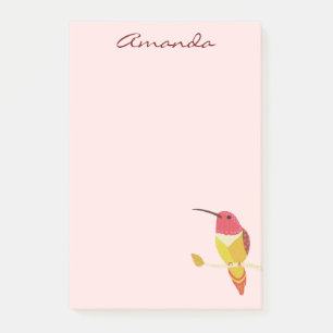Notes post-it de colibri