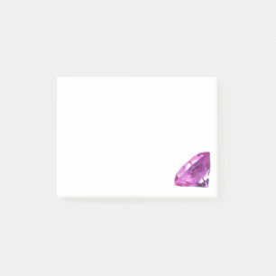 Notes post-it de Gem pourpre