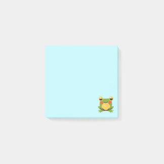 Notes post-it de la grenouille mûre