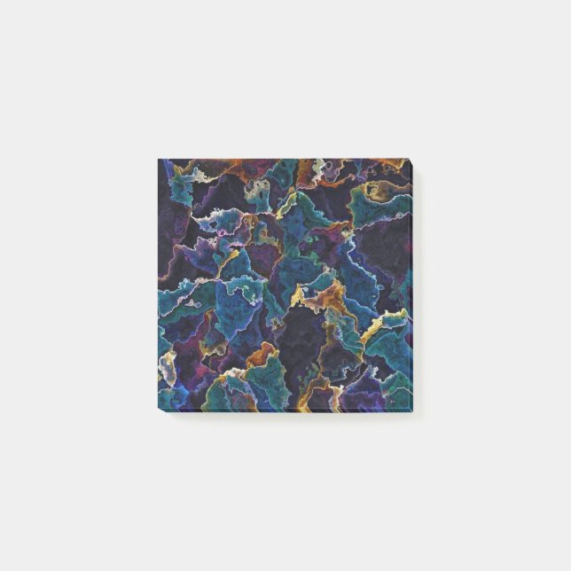 Notes post-it de la nappe d'huile (Devant)