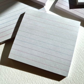 Notes post-it de la règle de point Rainbow