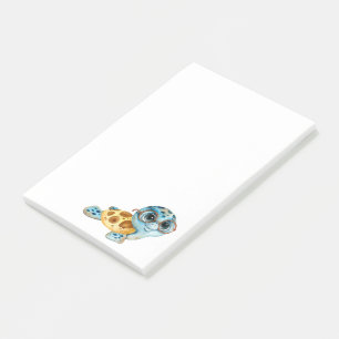 Notes post-it de la tortue de mer mignonne