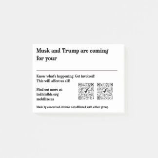 Notes post-it de l'action politique