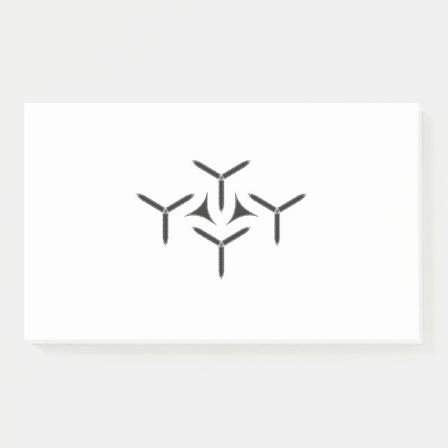 Notes post-it de lame gothique (Devant)