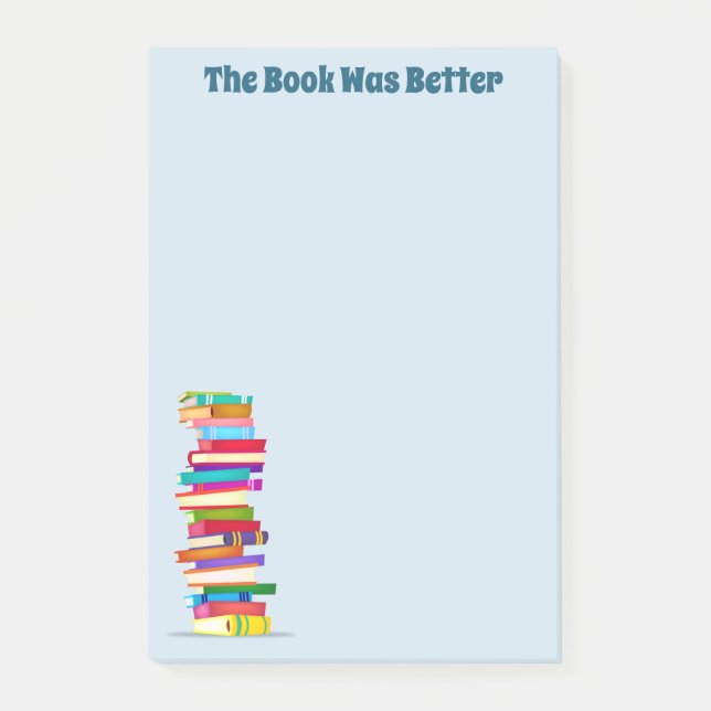 Notes post-it de l'amour du livre (Devant)