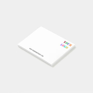 Notes Post-it® de l'entreprise sur le logo commerc