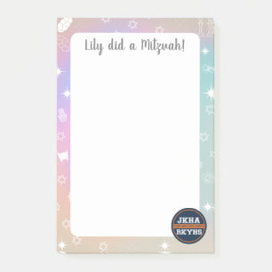 Notes post-it de Mitzvot cosmique