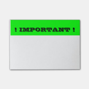 Notes Post-it de néon attirant l'attention