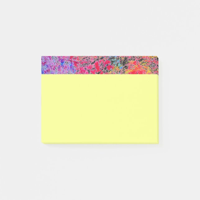 Notes post-it de peinture (Devant)