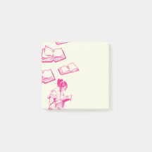 Notes Post-it de pensées livresques victoriennes