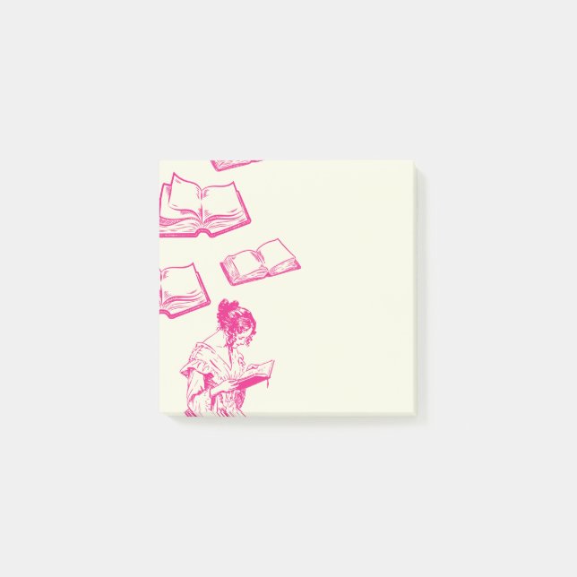 Notes Post-it de pensées livresques victoriennes (Devant)