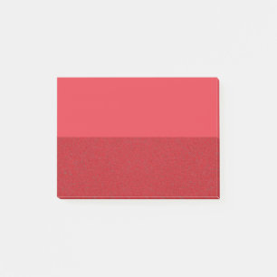Notes post-it® de tomate rouge à deux tons