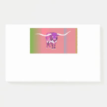 notes post-it de vache funky