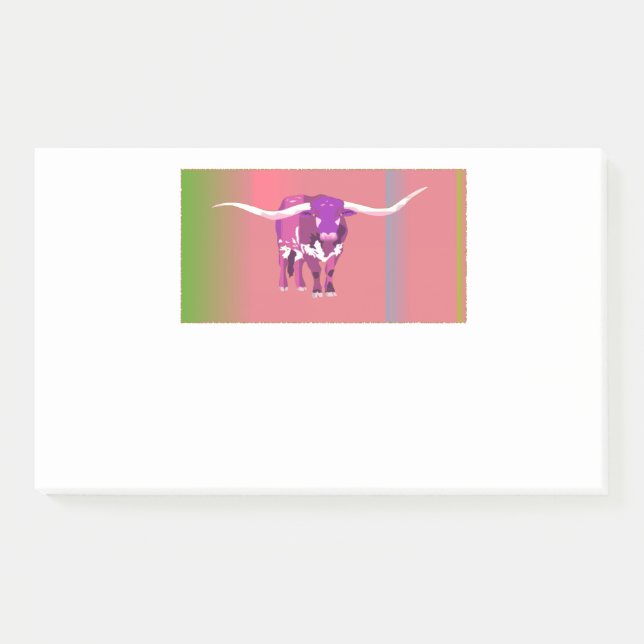 notes post-it de vache funky (Devant)