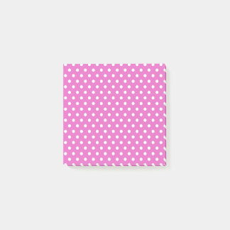 Notes post-it des Pois rose vif